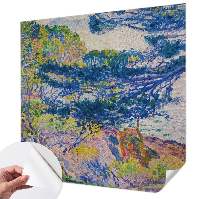 Samolepilna fototapeta z motivom impresionistične pokrajine