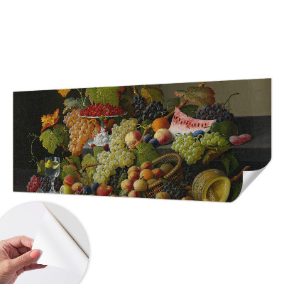 Samolepilna fototapeta za spalnico z motivom sestave sadja