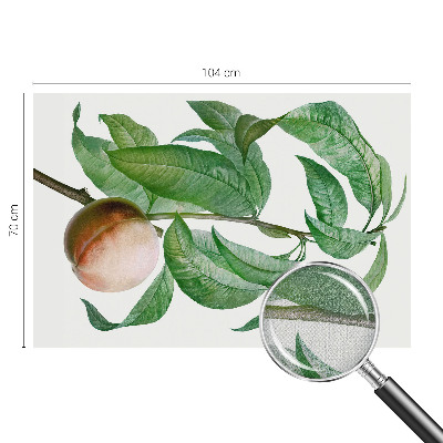 3D fototapeta z motivom zrele breskve