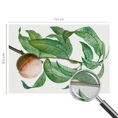 3D fototapeta z motivom zrele breskve