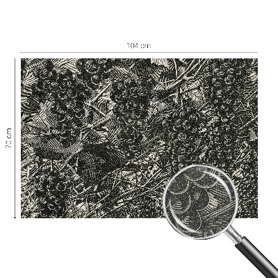 Samolepilna fototapeta z motivom grozdnega odtisa