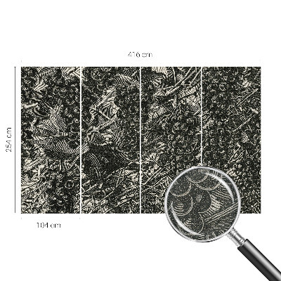 Samolepilna fototapeta z motivom grozdnega odtisa