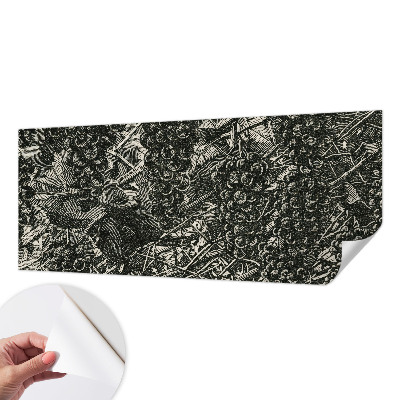Samolepilna fototapeta z motivom grozdnega odtisa