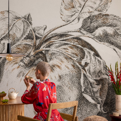 3D fototapeta Jabolčni listi