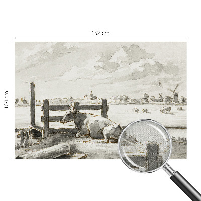 3D fototapeta s podeželsko idilo