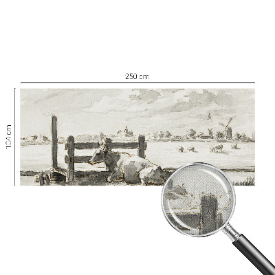 3D fototapeta s podeželsko idilo