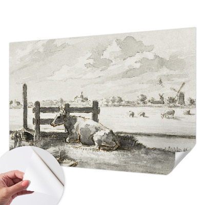 3D fototapeta s podeželsko idilo
