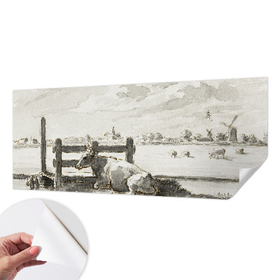 3D fototapeta s podeželsko idilo