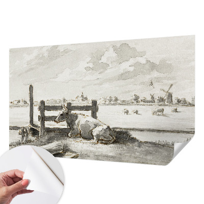3D fototapeta s podeželsko idilo