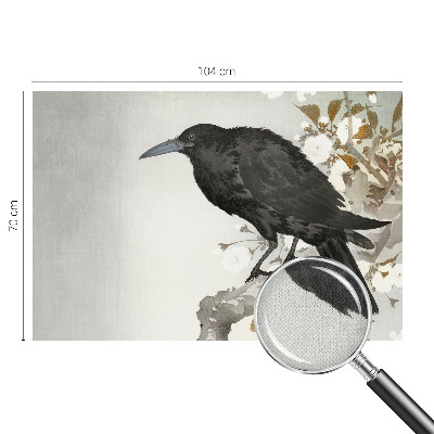 Otroška fototapeta Krokar v rožah