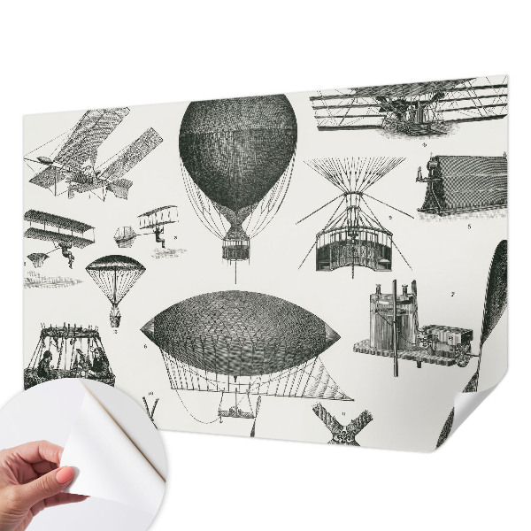 Samolepilna fototapeta za dnevno sobo Zgodovina letalstva