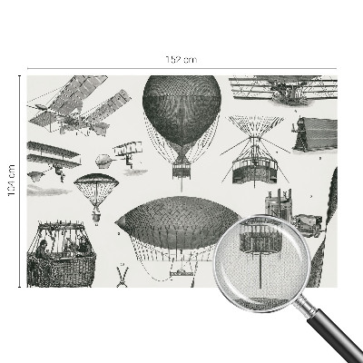 Samolepilna fototapeta za dnevno sobo Zgodovina letalstva