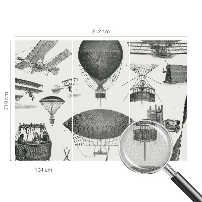 Samolepilna fototapeta za dnevno sobo Zgodovina letalstva