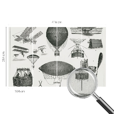 Samolepilna fototapeta za dnevno sobo Zgodovina letalstva