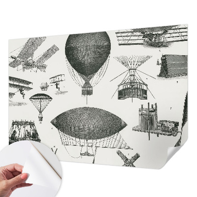 Samolepilna fototapeta za dnevno sobo Zgodovina letalstva