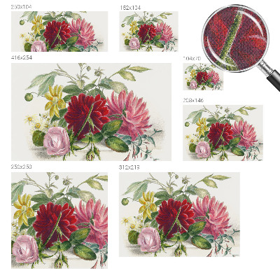 Samolepilna fototapeta za spalnico Šopek rož