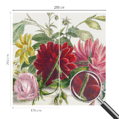 Samolepilna fototapeta za spalnico Šopek rož