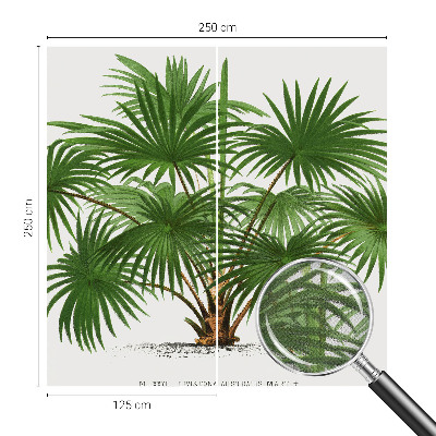 Samolepilna fototapeta za dnevno sobo Eksotični vzorec