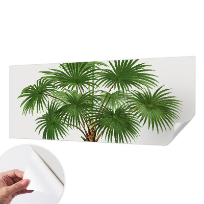 Samolepilna fototapeta za dnevno sobo Eksotični vzorec