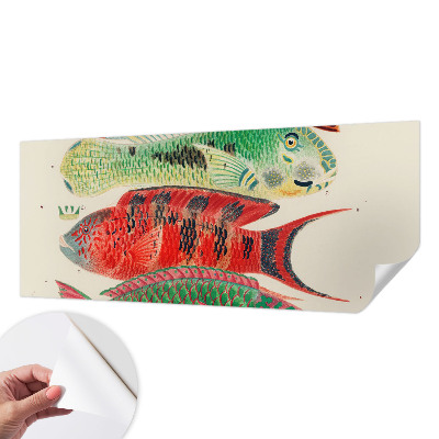 3D fototapeta z motivom eksotičnih rib