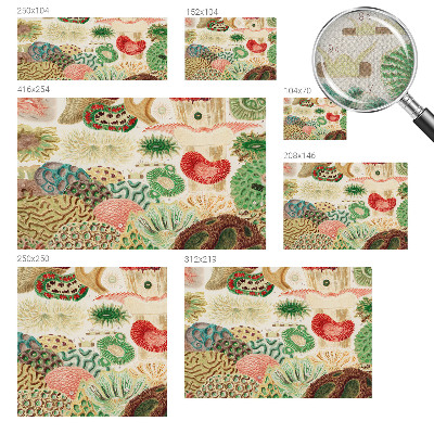 Fototapeta za otroško sobo Organske oblike