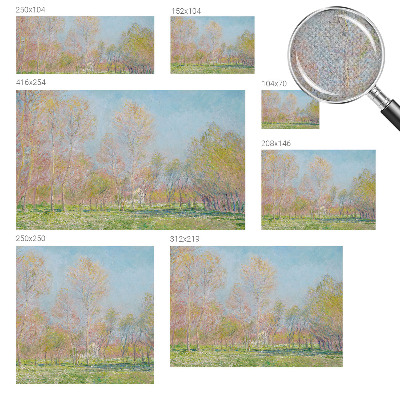 Samolepilna fototapeta za dnevno sobo Pomladni park