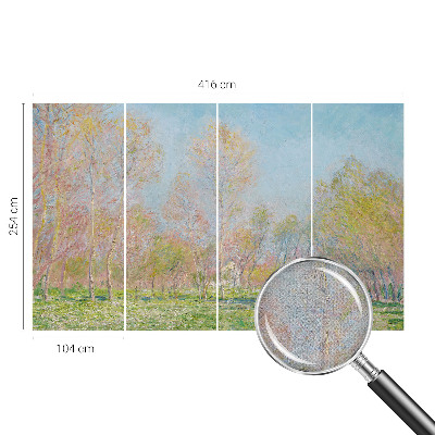 Samolepilna fototapeta za dnevno sobo Pomladni park