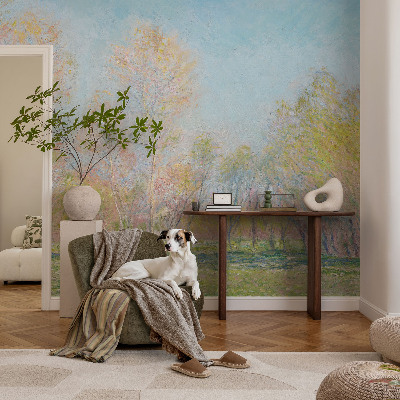 Samolepilna fototapeta za dnevno sobo Pomladni park