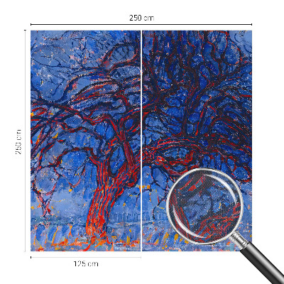 Otroška fototapeta Drevo plamenov