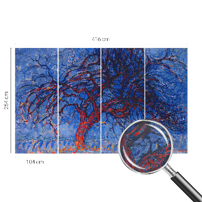 Otroška fototapeta Drevo plamenov