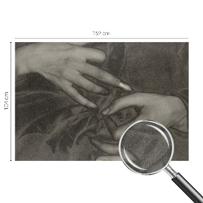 Samolepilna fototapeta za spalnico Material za roke