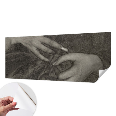 Samolepilna fototapeta za spalnico Material za roke