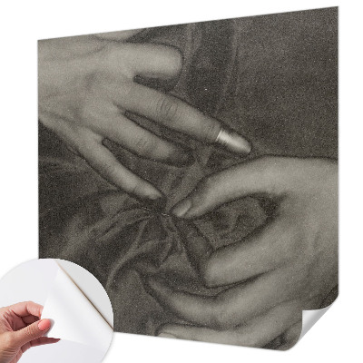 Samolepilna fototapeta za spalnico iz materiala primernega za ročno nanašanje