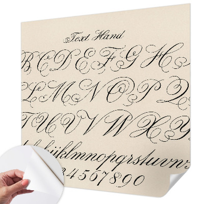 Fototapeta za otroško sobo Kaligrafsko pisanje