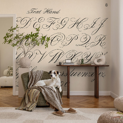 Fototapeta za otroško sobo Kaligrafsko pisanje