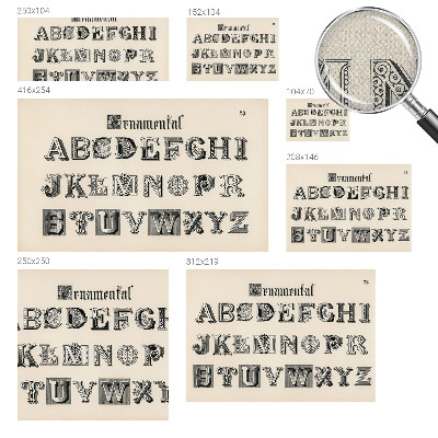 Samolepilna fototapeta za dnevno sobo Dekorativne črke