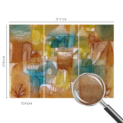 Samolepilna fototapeta za dnevno sobo Geometrijske strukture