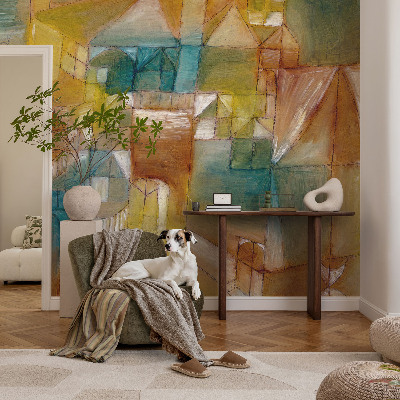 Samolepilna fototapeta za dnevno sobo Geometrijske strukture