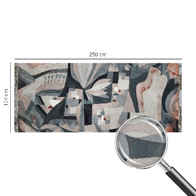 Samolepilna fototapeta za spalnico z motivom abstrakcije narave