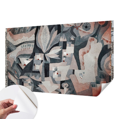 Samolepilna fototapeta za spalnico z motivom abstrakcije narave