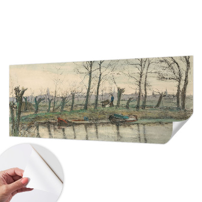 Samolepilna fototapeta za dnevno sobo Zimska pokrajina