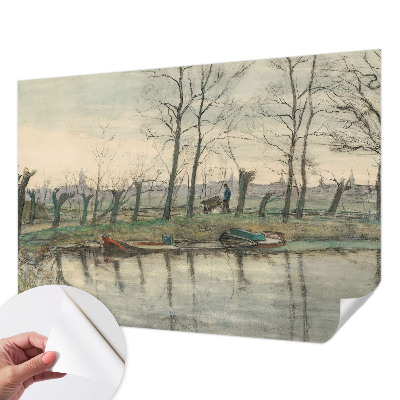 Samolepilna fototapeta za dnevno sobo Zimska pokrajina