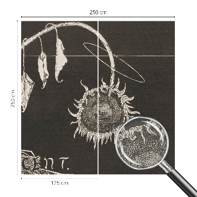 3D fototapeta Nostalgična sončnica