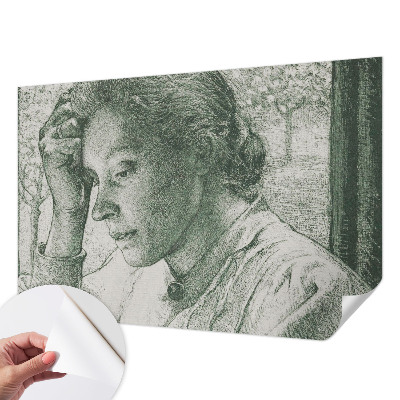 Samolepilna fototapeta za spalnico z motivom refleksivne ženske