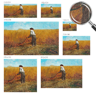 Samolepilna fototapeta Žetev na soncu