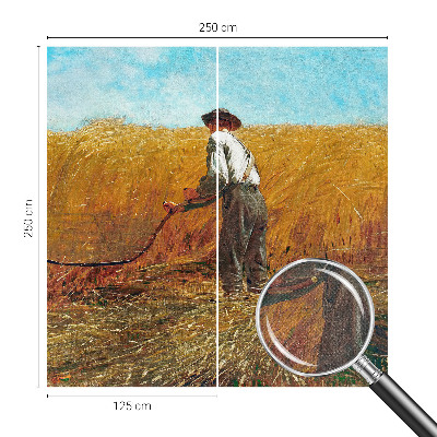 Samolepilna fototapeta z motivom žetve na soncu