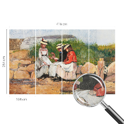 Samolepilna fototapeta za spalnico z motivom poletnih počitnic
