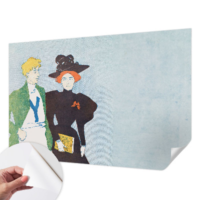 Samolepilna fototapeta za spalnico Retro slog