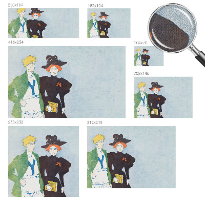 Samolepilna fototapeta za spalnico Retro slog