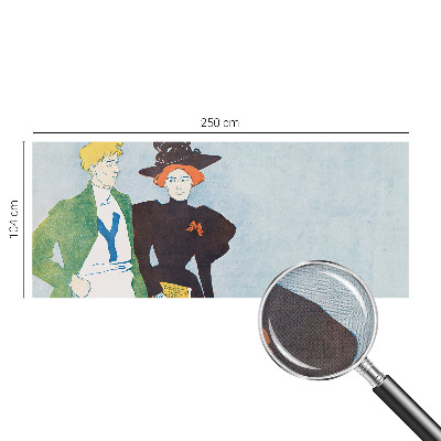 Samolepilna fototapeta za spalnico v retro slogu